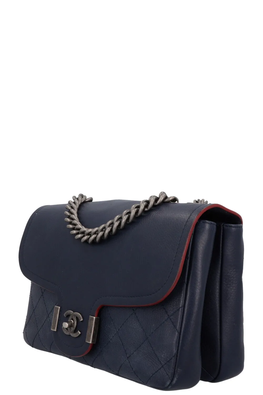 CHANEL 2018 Paris Greece Archi Chic Flap Bag Blue