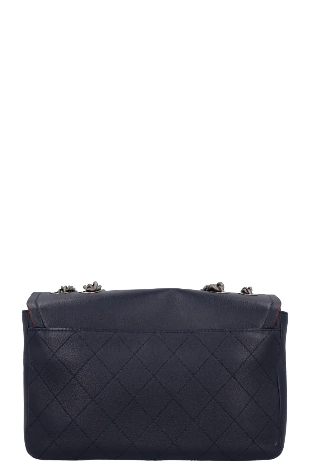 CHANEL 2018 Paris Greece Archi Chic Flap Bag Blue