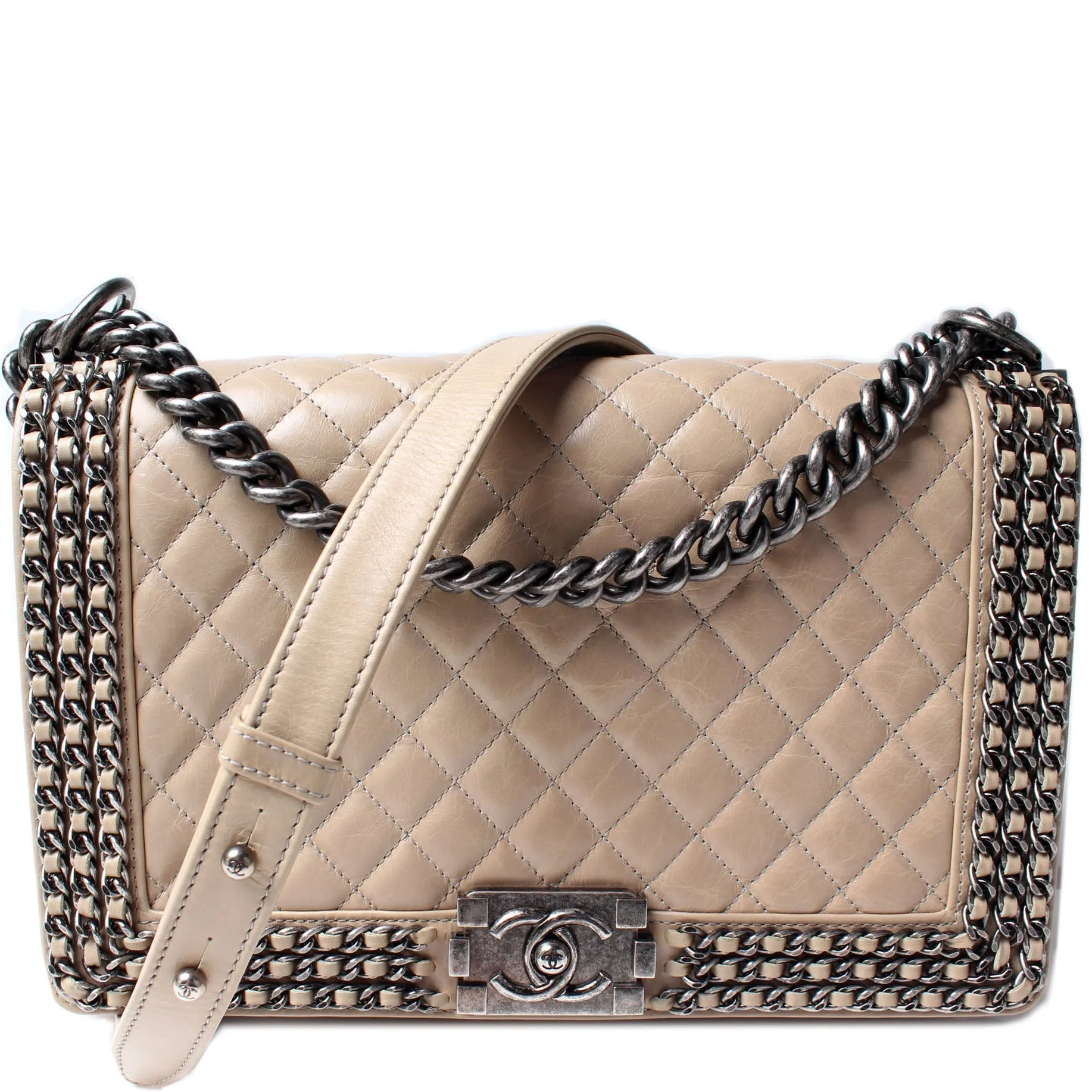 Chanel Boy Flap Medium Old Chain Around 20M
