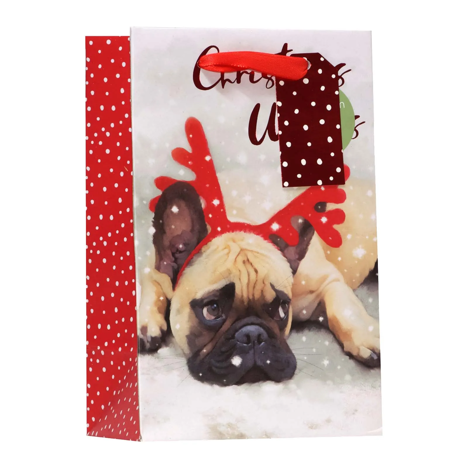 Christmas Puppy Gift Bag