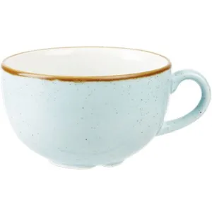 CHURCHILL STONECAST DUCK EGG CAPPUCINO CUP; CAP.: 12OZ/34CL