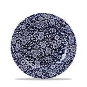 CHURCHILL SUPER VERIFIED VICTORIAN CALICO ROUND PLATE 27.6 CM