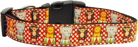 Circus Smirkus Nylon Dog Collar Sm