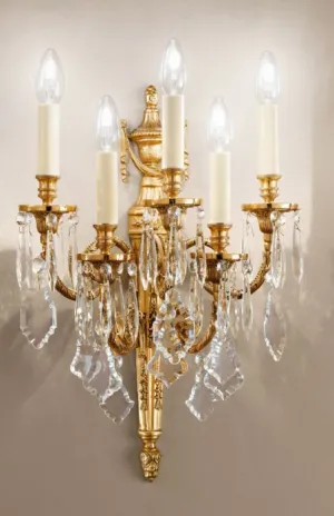 Classic Italian Wall Sconce With Crystal