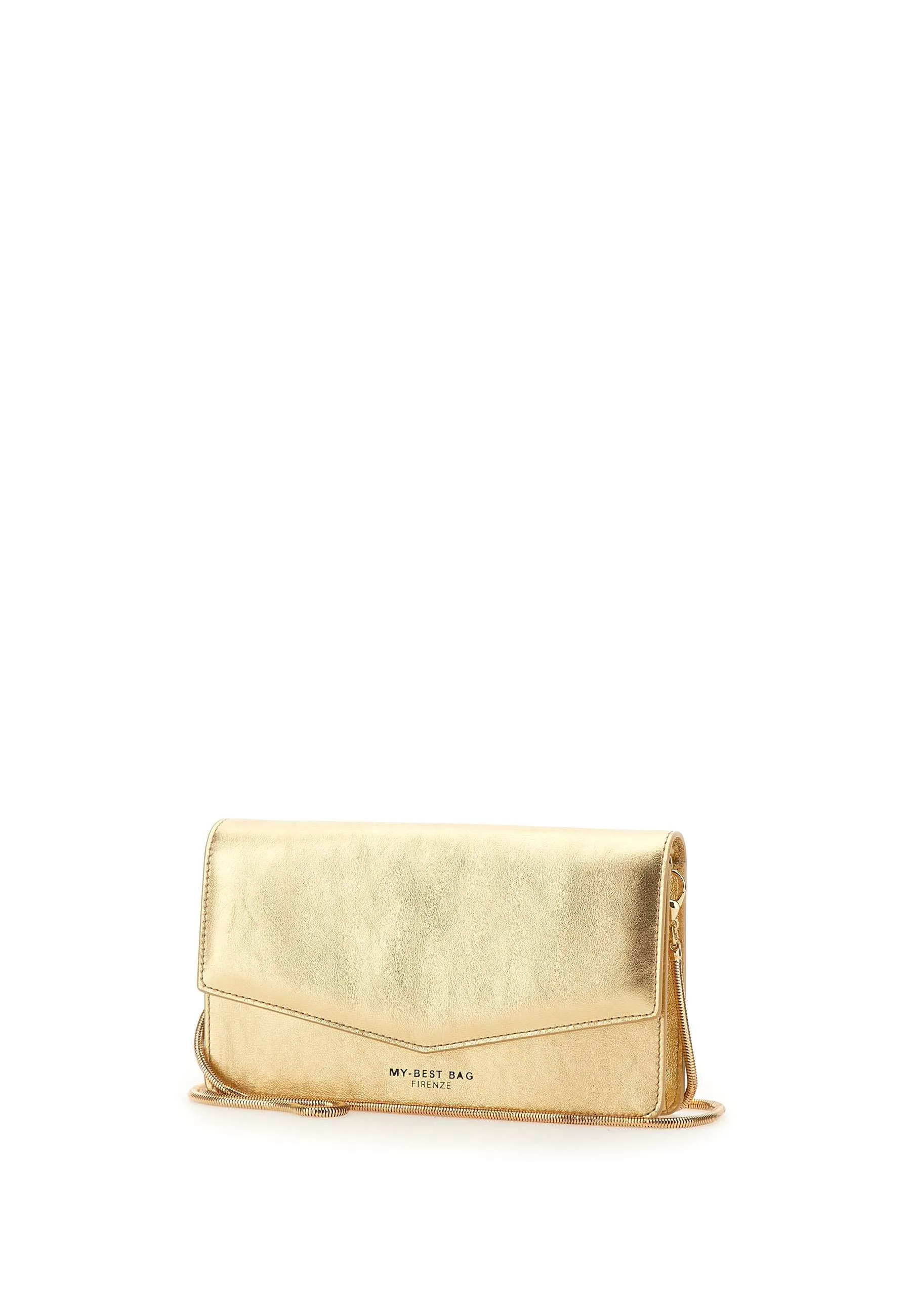 Club1 Leather Wallet with Shoulder Strap