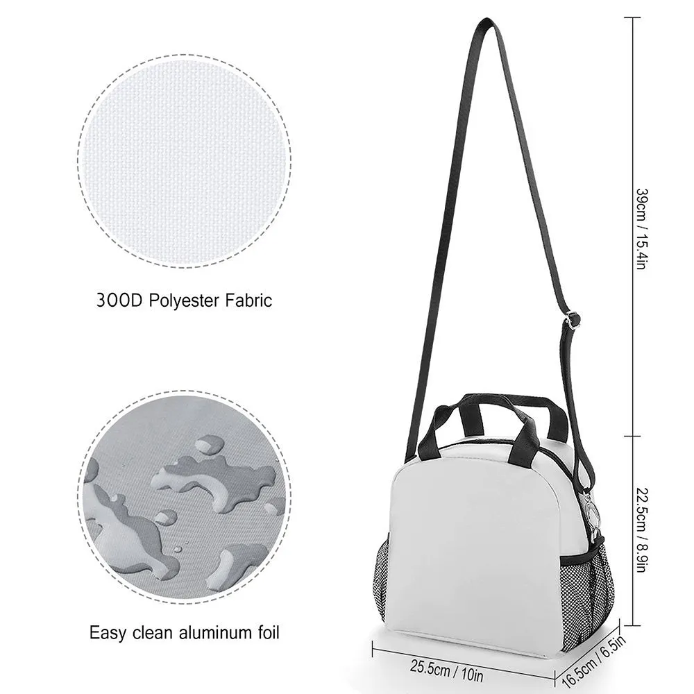 Coffee Beans Insulated Lunch Bag with Handles & Shoulder Strap