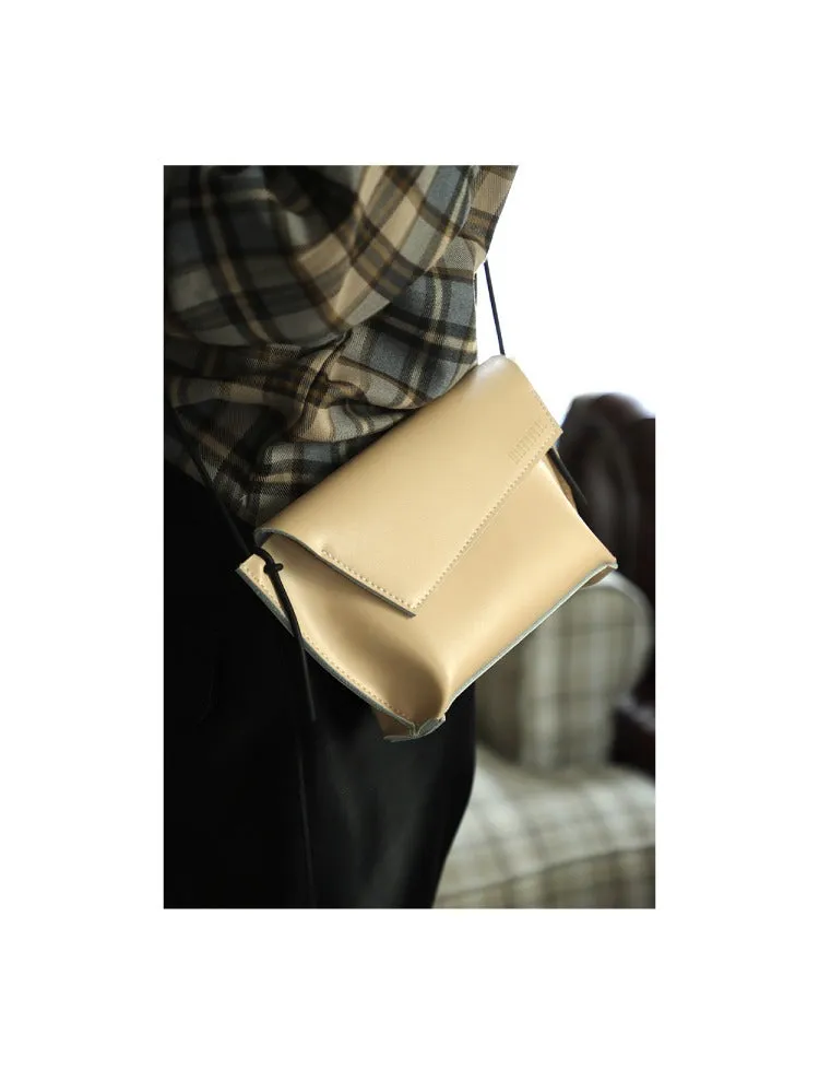 Cute LEATHER Small Side Bag Green Handmade WOMEN Crossbody BAG Phone Purse FOR WOMEN