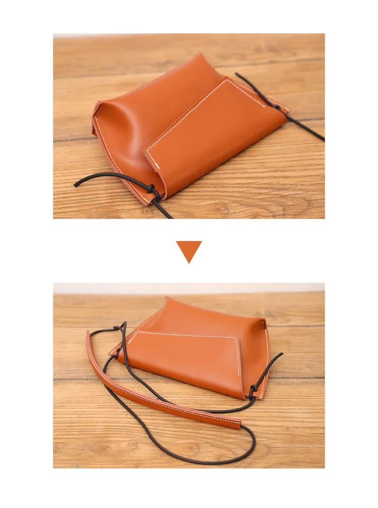 Cute LEATHER Small Side Bag Green Handmade WOMEN Crossbody BAG Phone Purse FOR WOMEN
