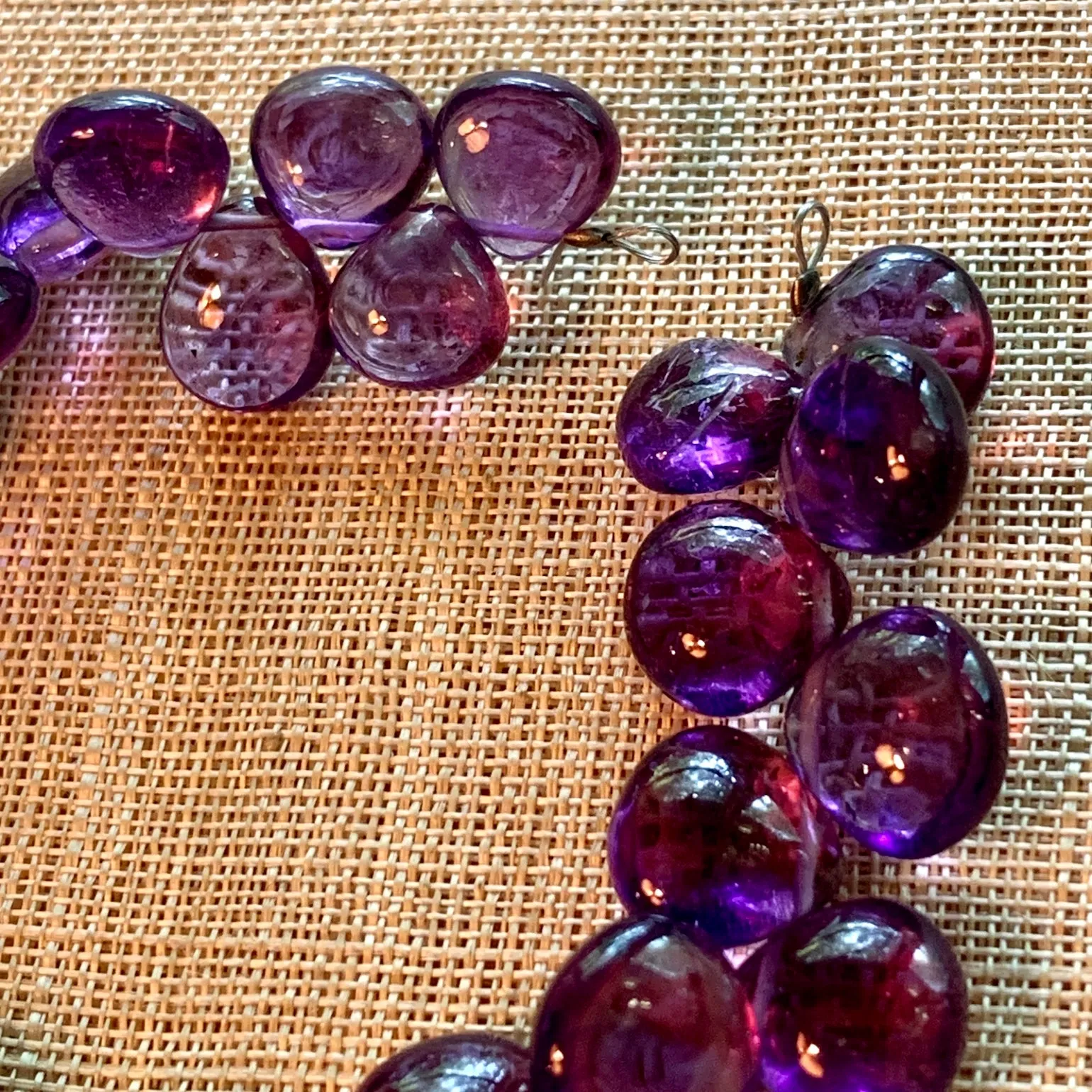 Dark Amethyst Briolettes