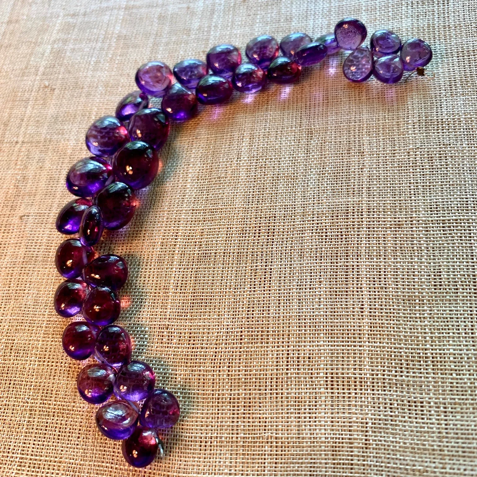 Dark Amethyst Briolettes