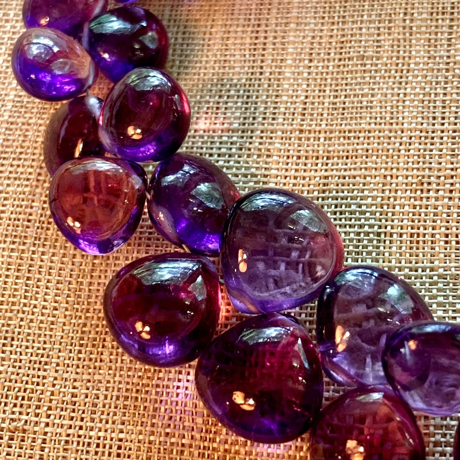 Dark Amethyst Briolettes