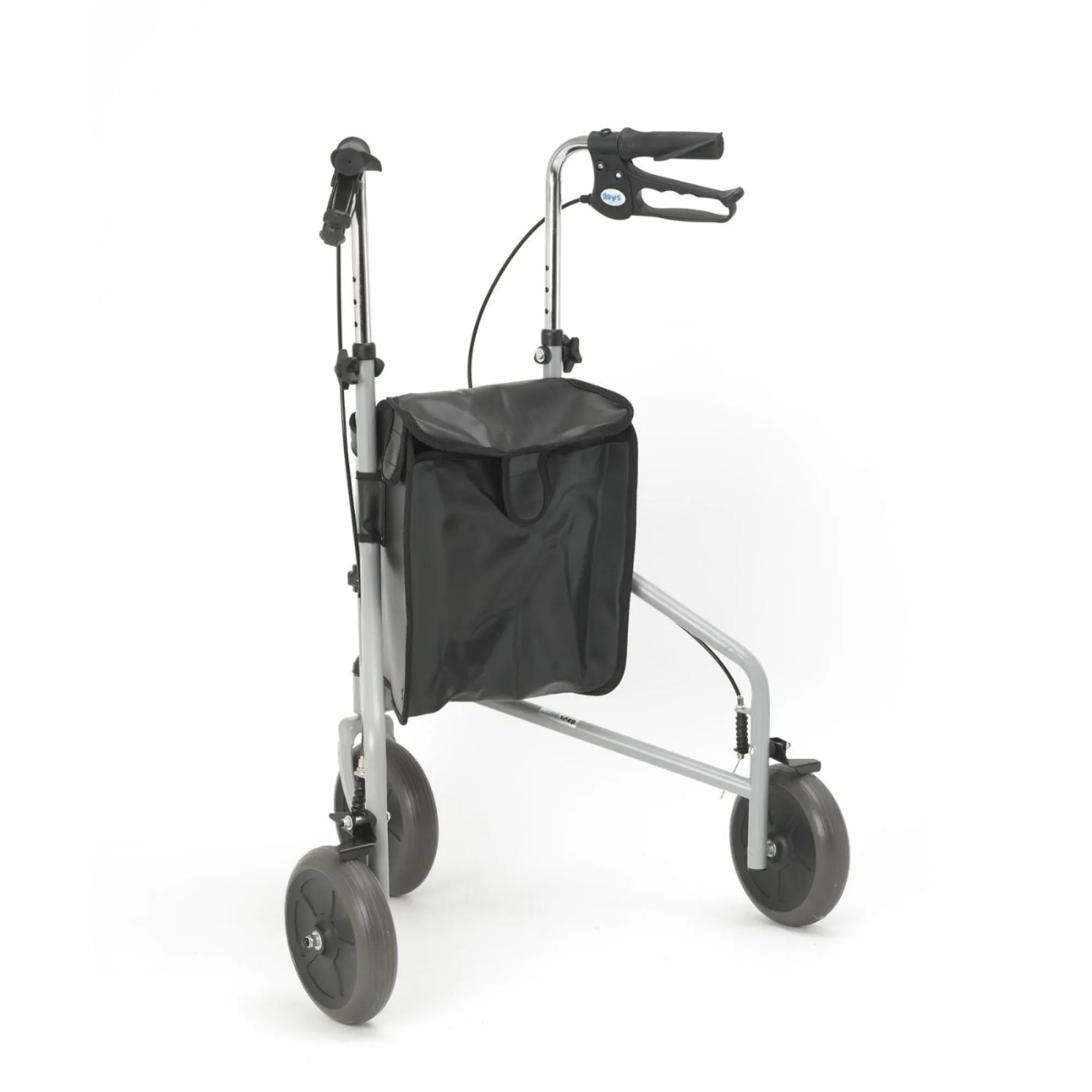 Days Steel Tri/Three Wheel Walker - Silver Grey