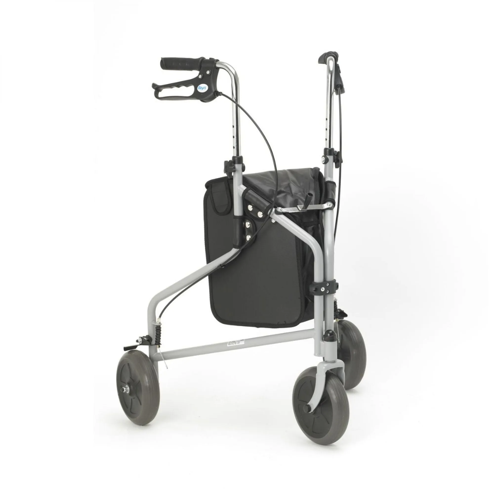 Days Steel Tri/Three Wheel Walker - Silver Grey