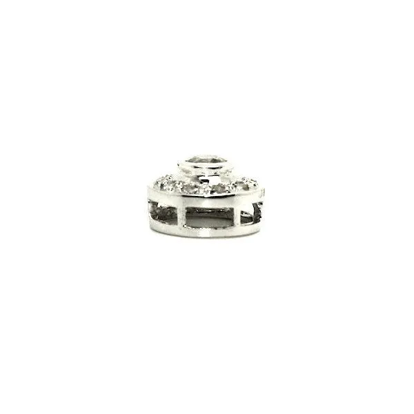 Diamond Bezel Halo Pendant Ad No.1017