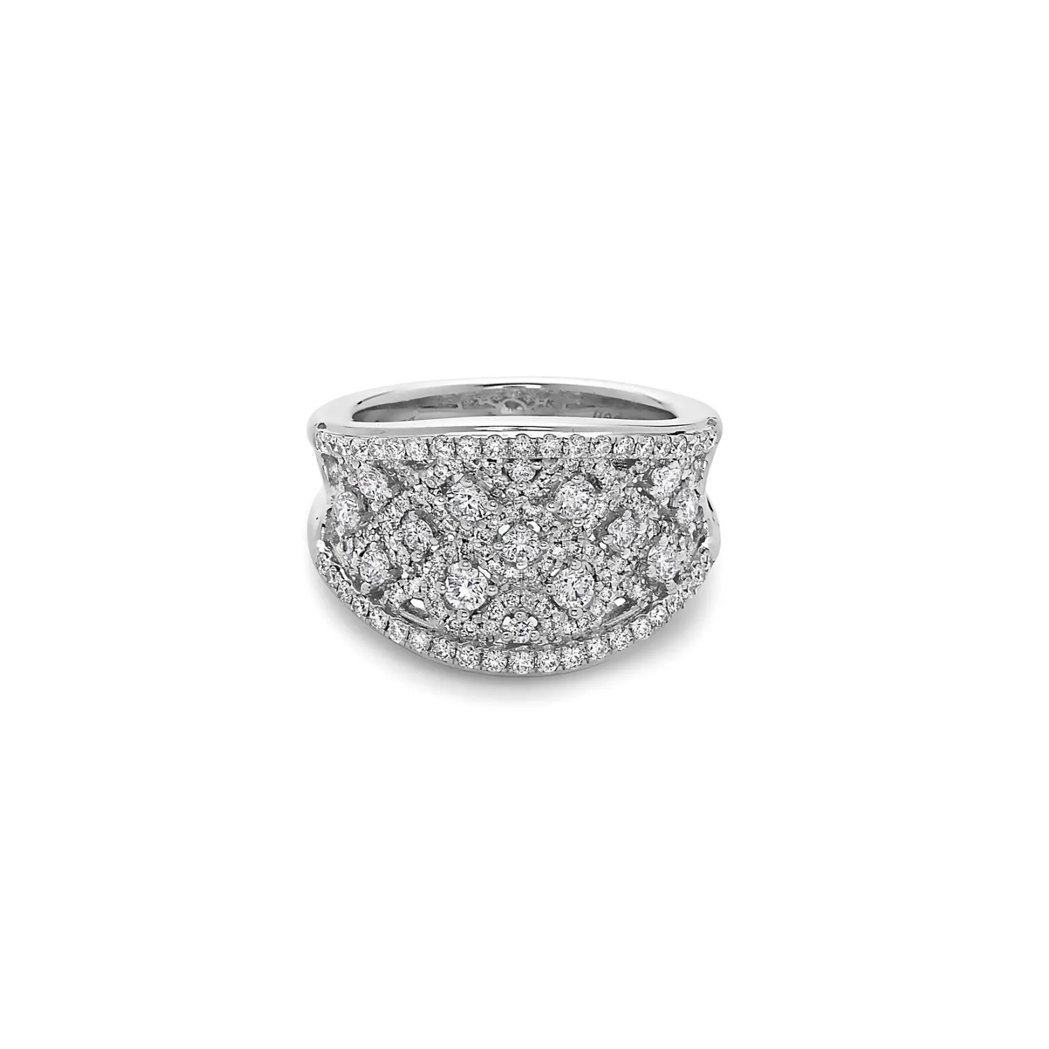 Diamond Precious Saddle Ring
