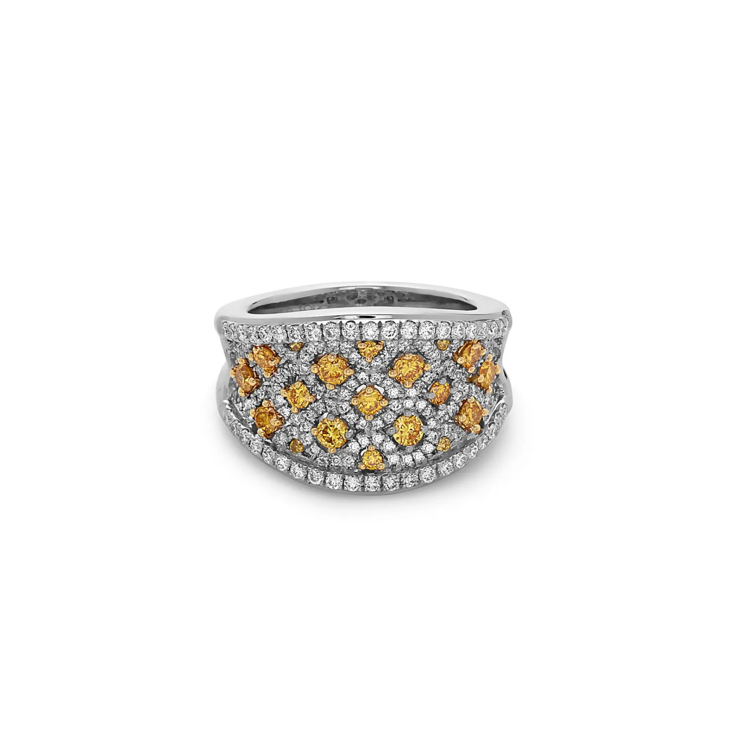 Diamond Precious Saddle Ring