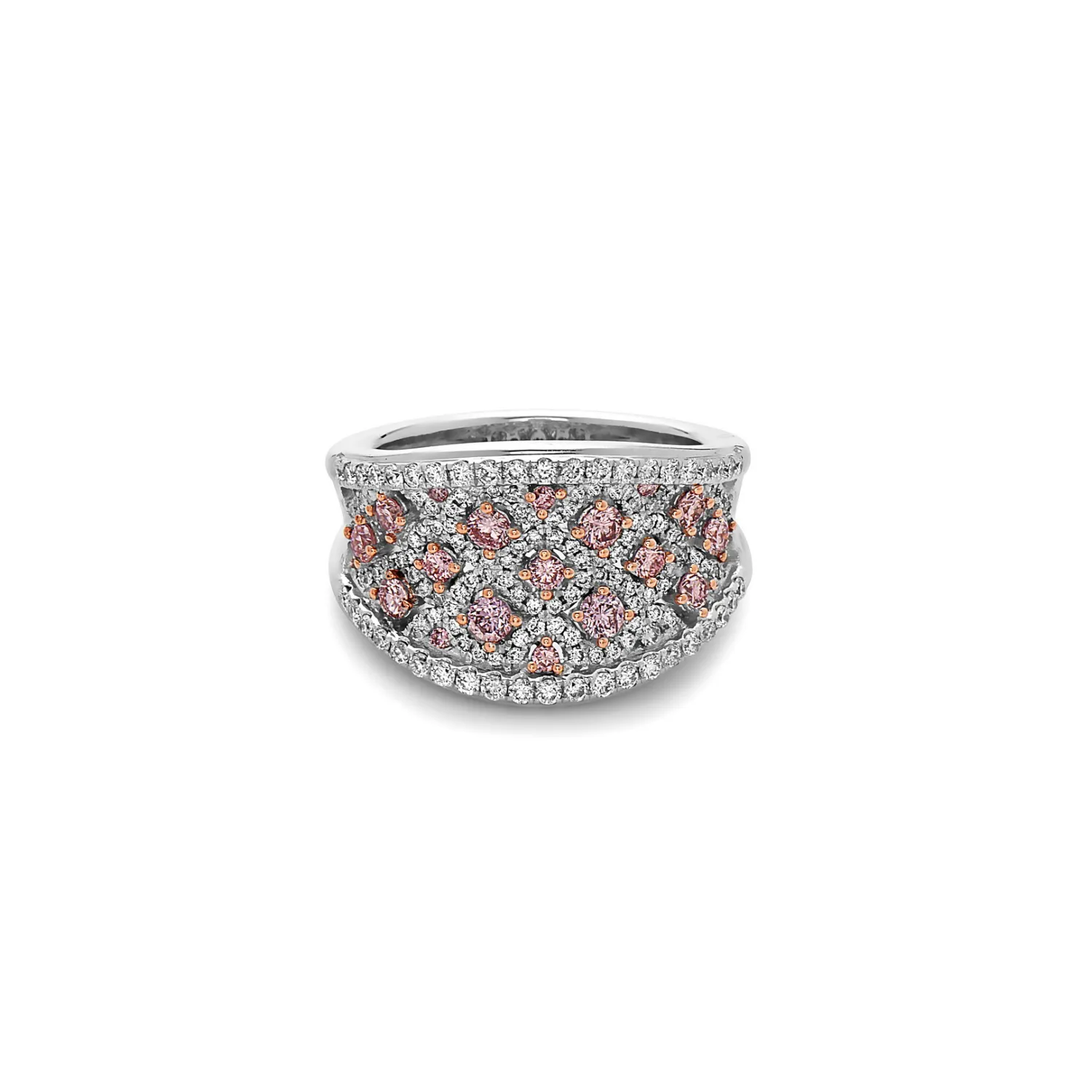 Diamond Precious Saddle Ring