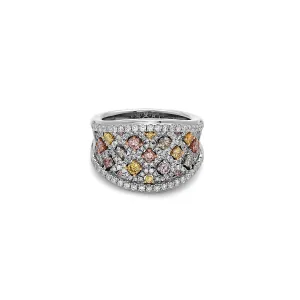 Diamond Precious Saddle Ring