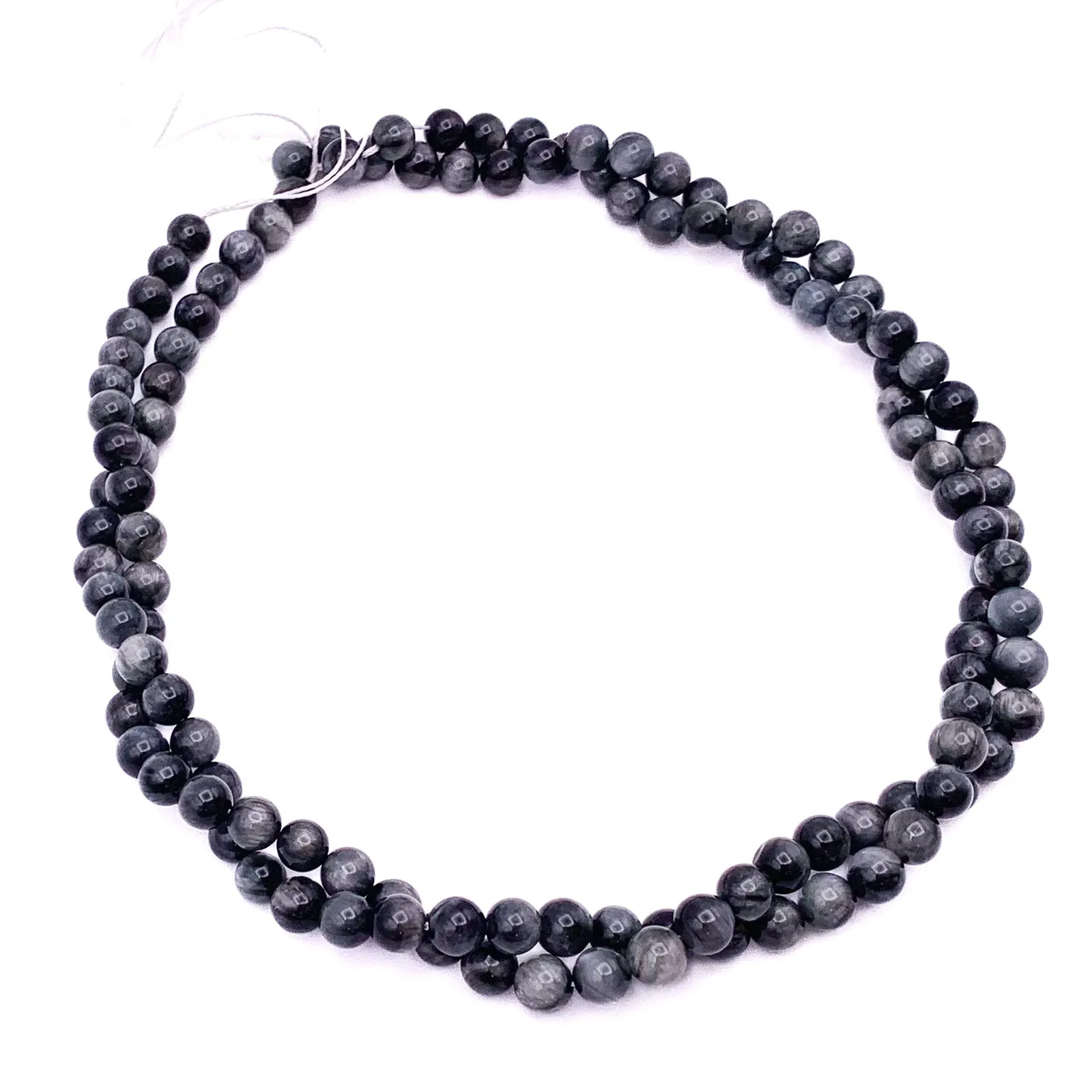 Eagle Eye 6.5mm Smooth Rounds Bead Strand