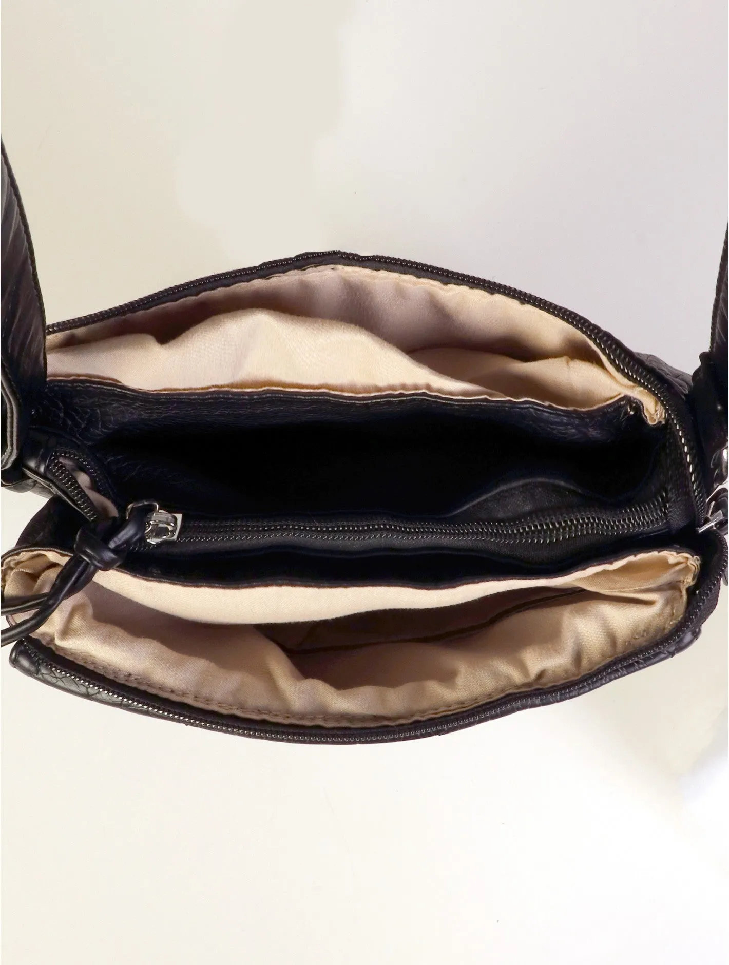 Faux Leather Satchel-Dark Coffee Brown