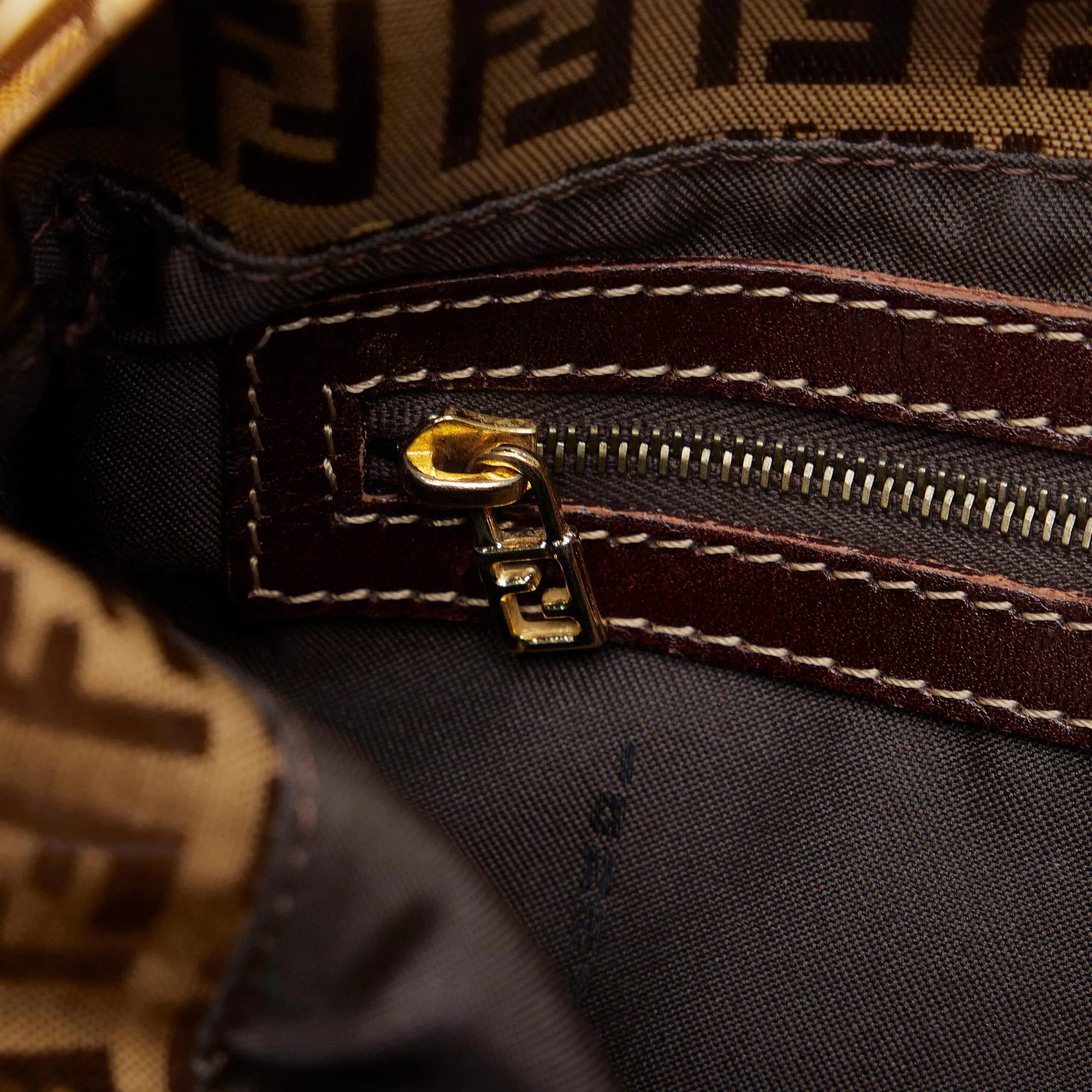 Fendi Crystal Zucchino Double Flap (SHG-1Vzlv1)