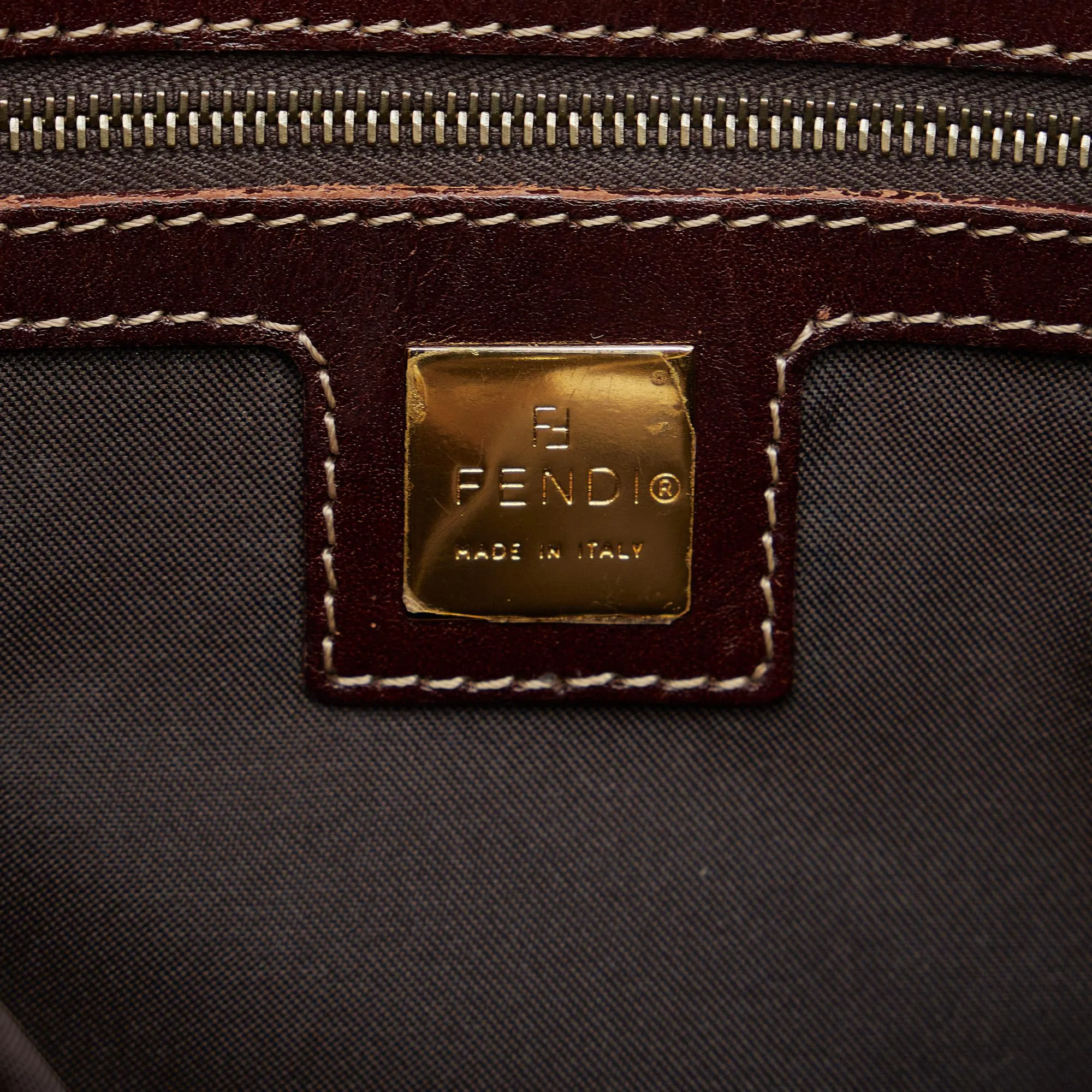 Fendi Crystal Zucchino Double Flap (SHG-1Vzlv1)
