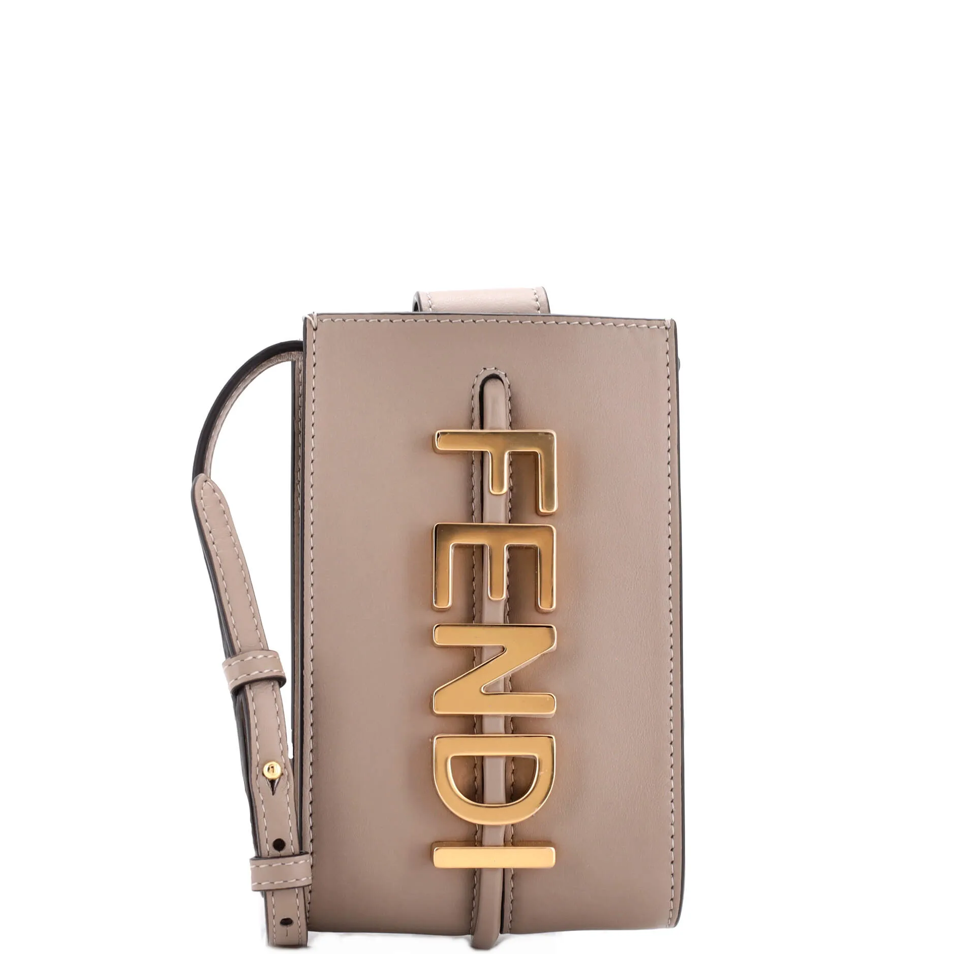 Fendigraphy Phone Pouch Leather