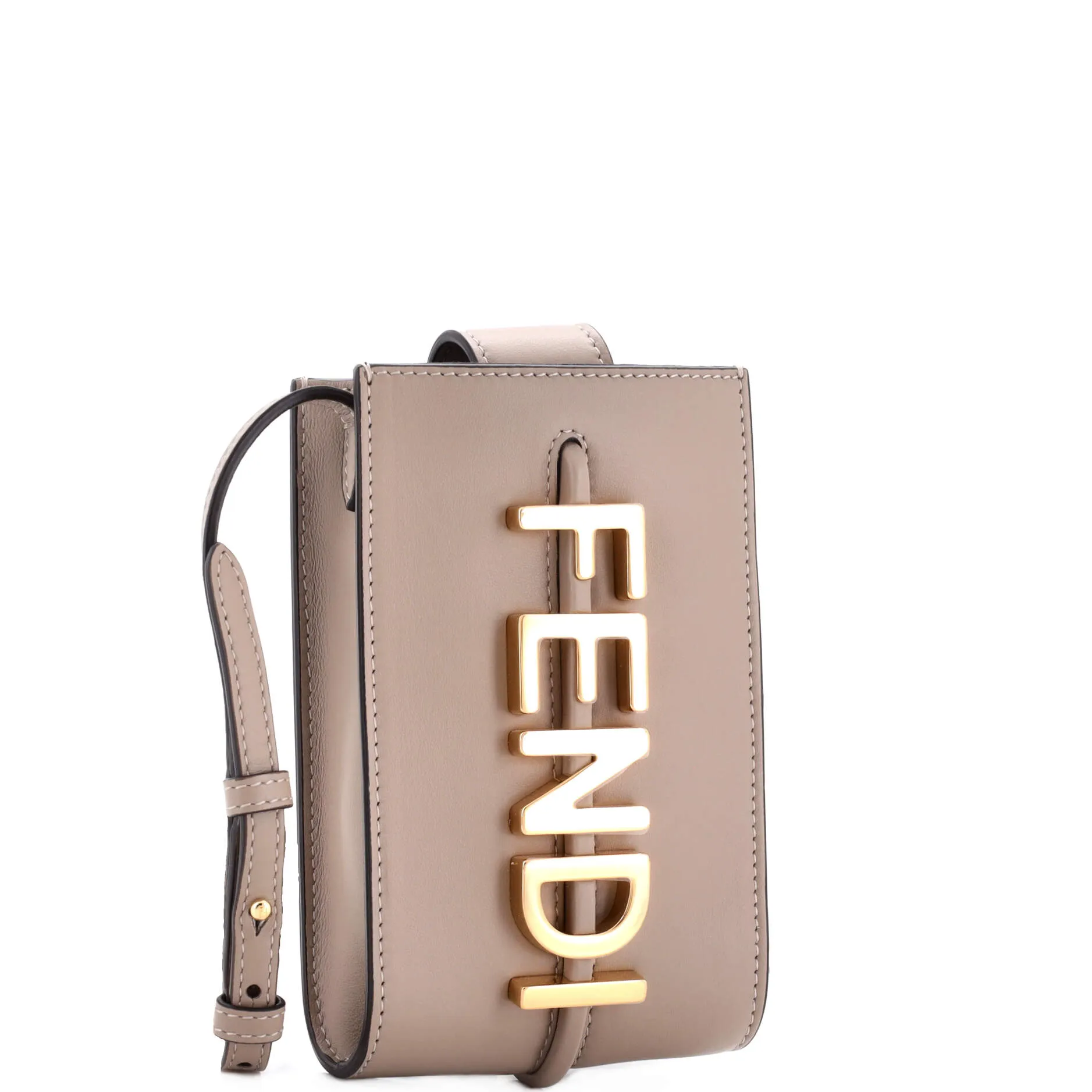 Fendigraphy Phone Pouch Leather