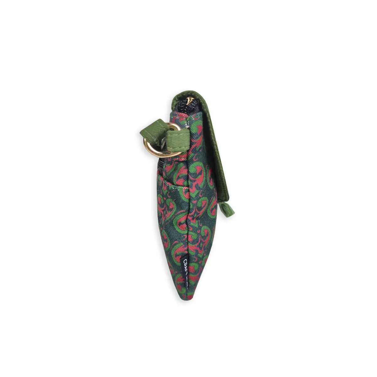 Flap Tassel Sling Bag- Green Knot