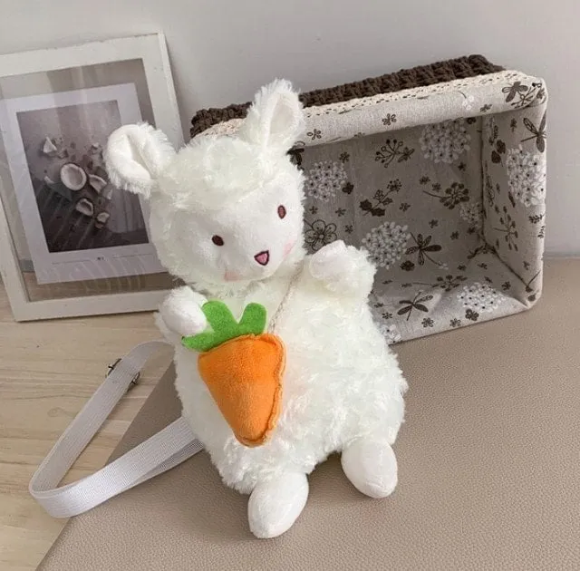 Fluffy Bunny Messenger Bag