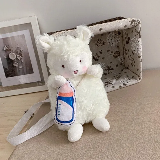 Fluffy Bunny Messenger Bag