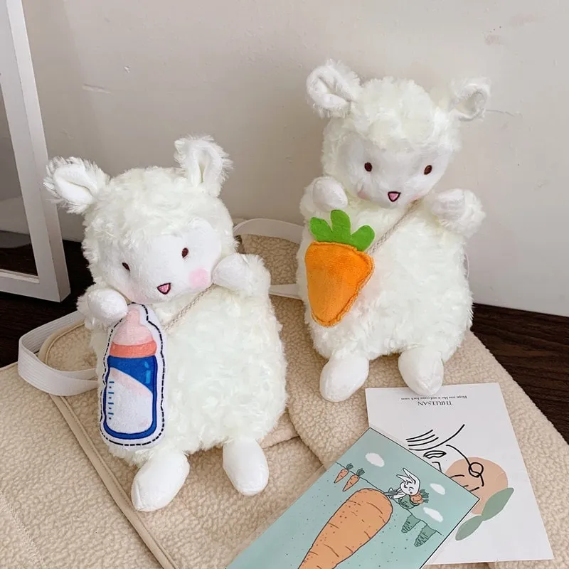 Fluffy Bunny Messenger Bag