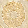 Gold-Tone Floral Pendant Necklace