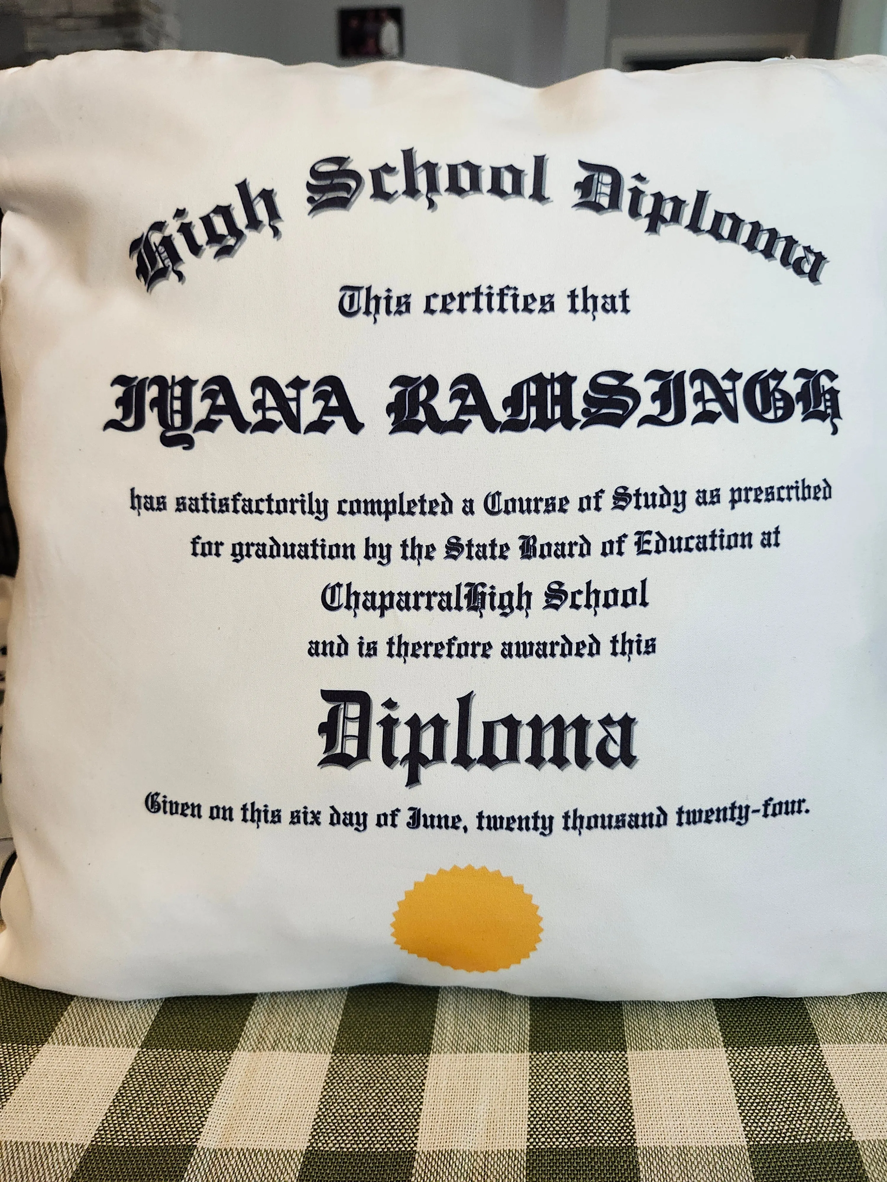 Graduation Pillow