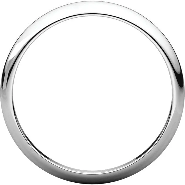 Half Round Tapered Wedding Band (HRT)