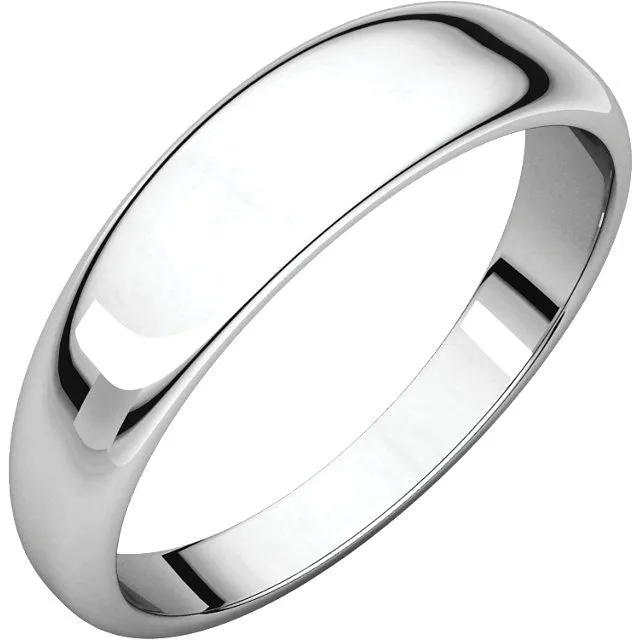 Half Round Tapered Wedding Band (HRT)