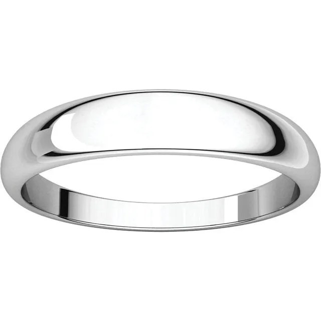 Half Round Tapered Wedding Band (HRT)
