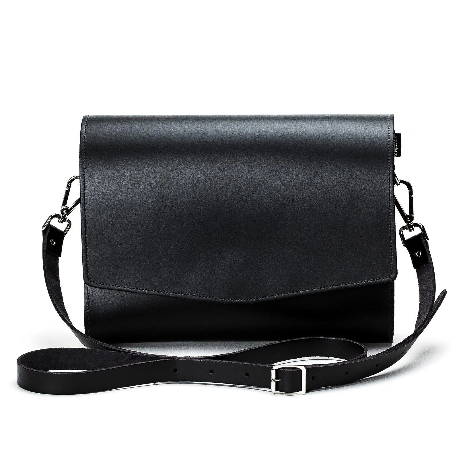 Handmade Leather Clutch Bag - Zebra