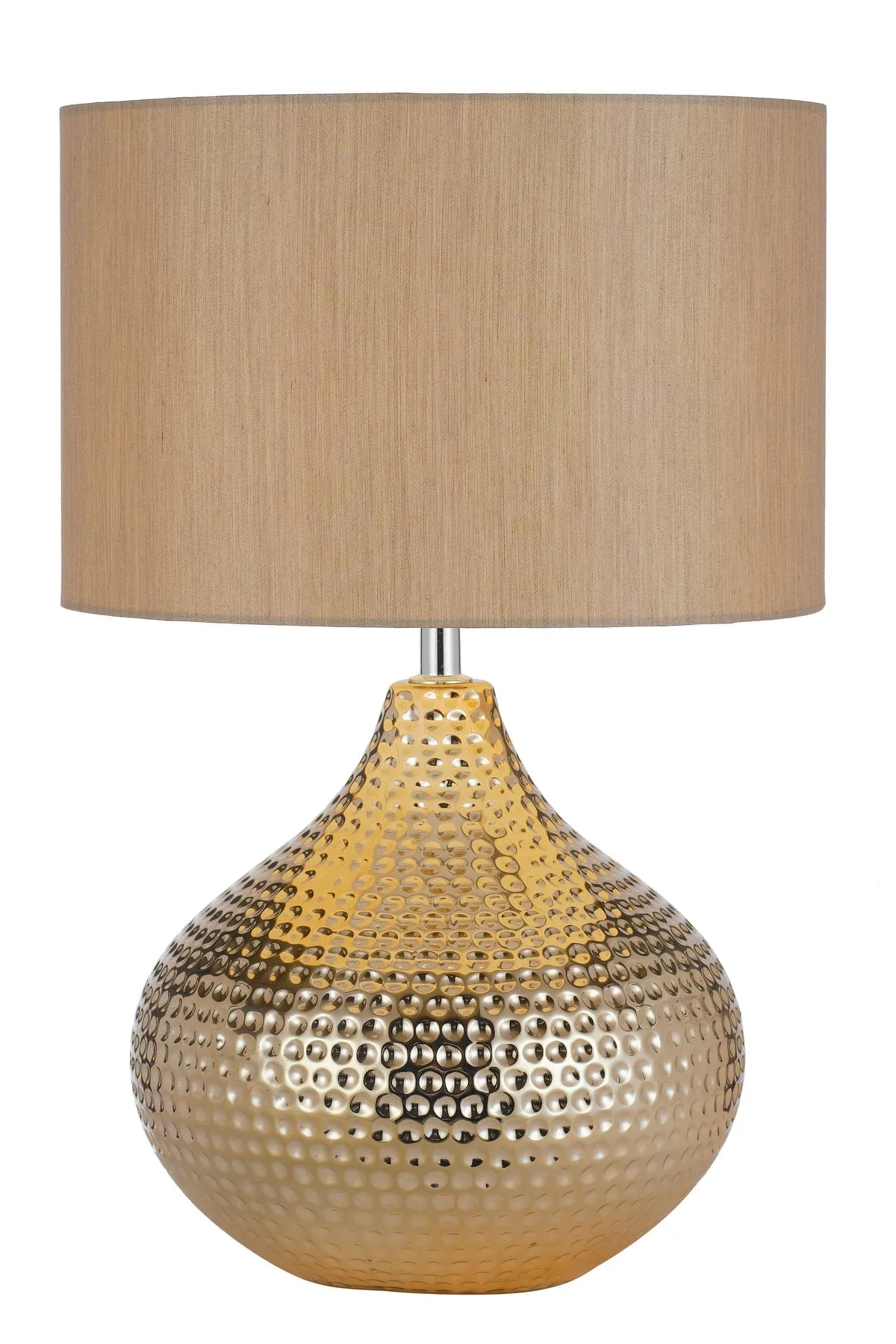 Hanoi Copper Gloss Ceramic Dimple Table Lamp