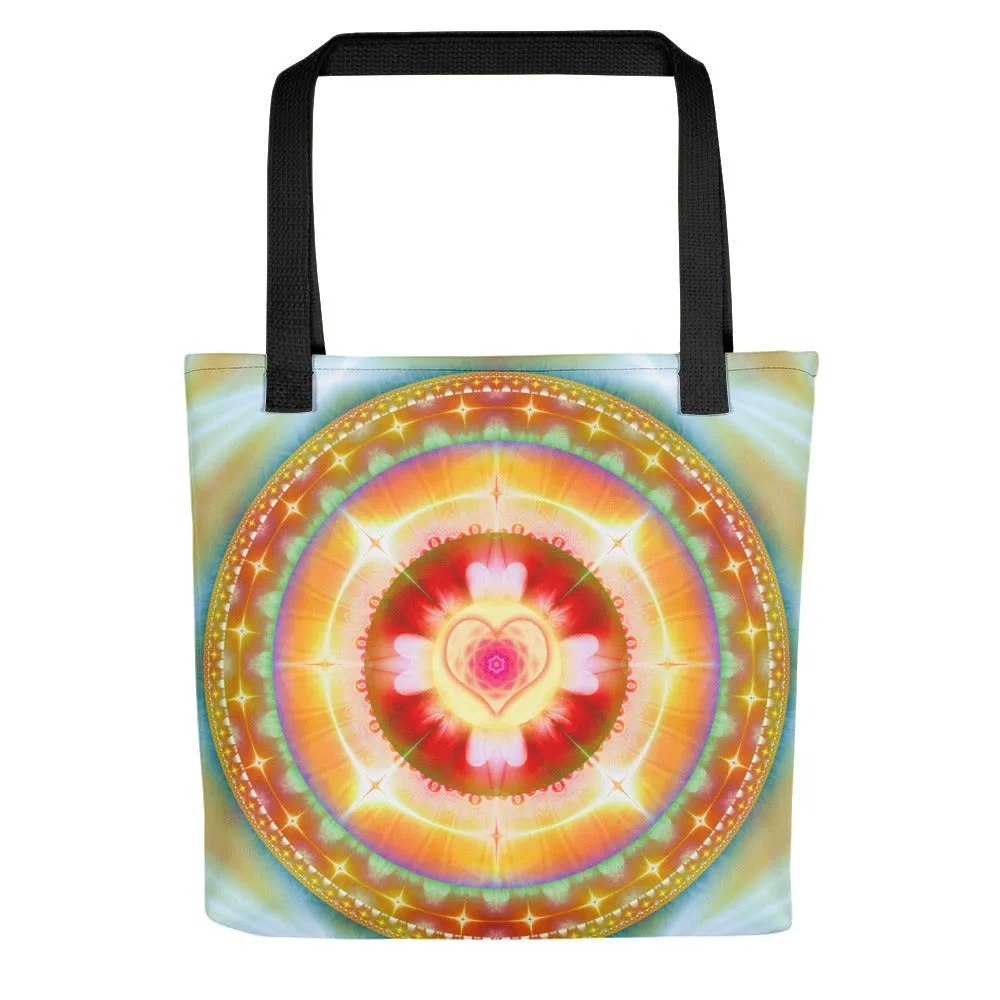 Heart Healing Beach Bag | Tote Bags | Shopping Bag | Yoga Bag | Masa