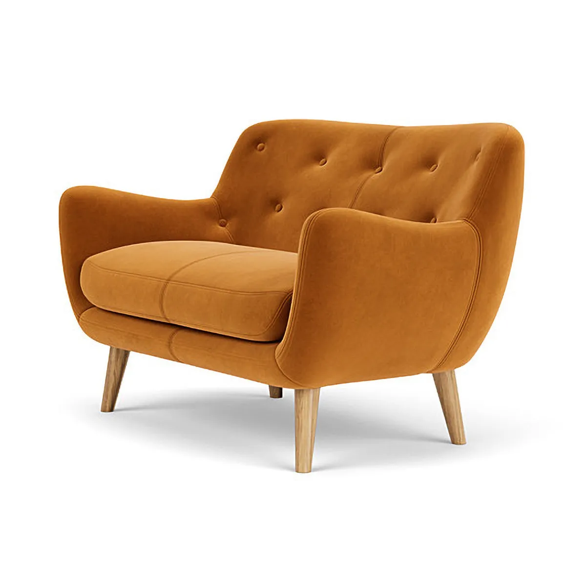 Herman Velvet 2 Seater Sofa