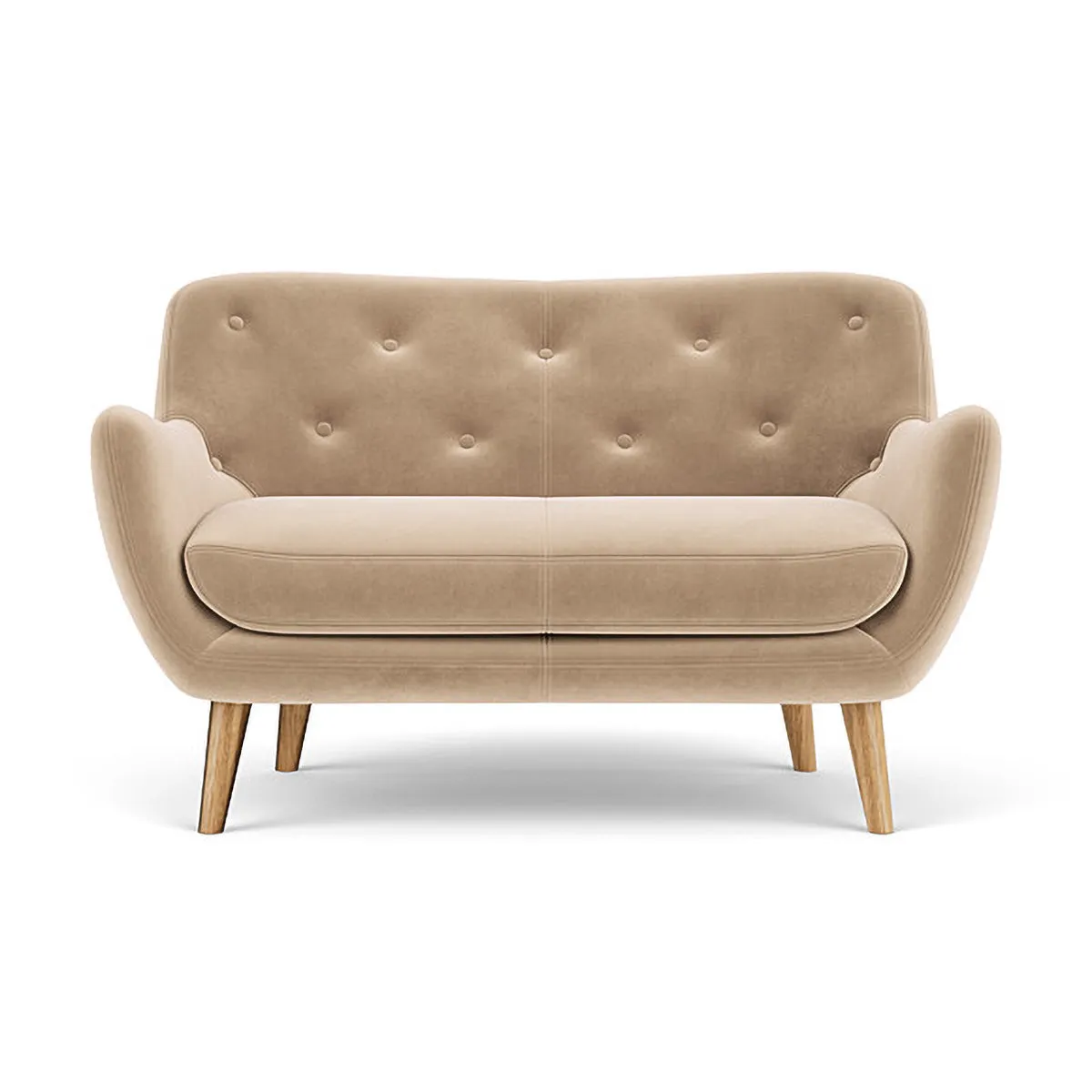 Herman Velvet 2 Seater Sofa