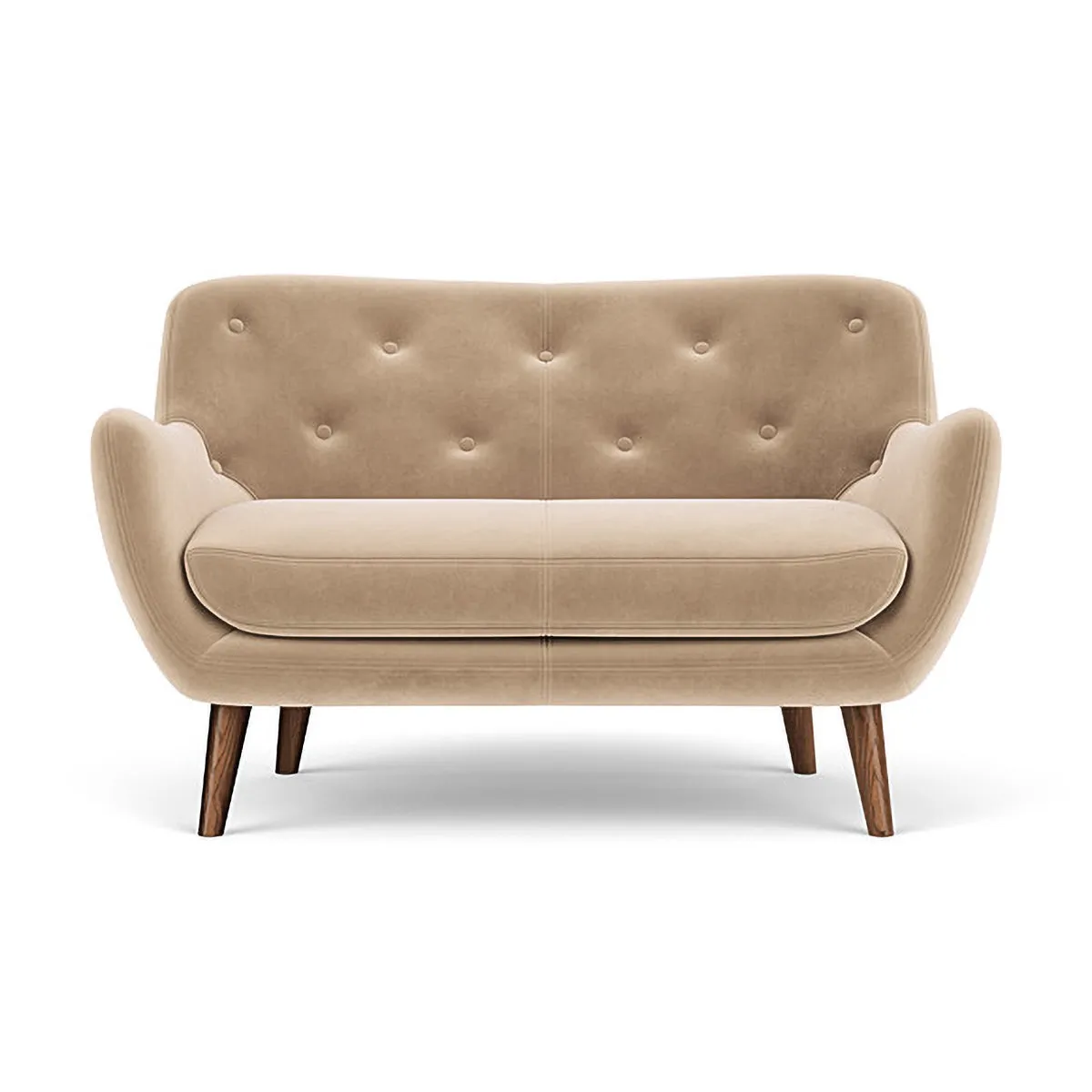 Herman Velvet 2 Seater Sofa