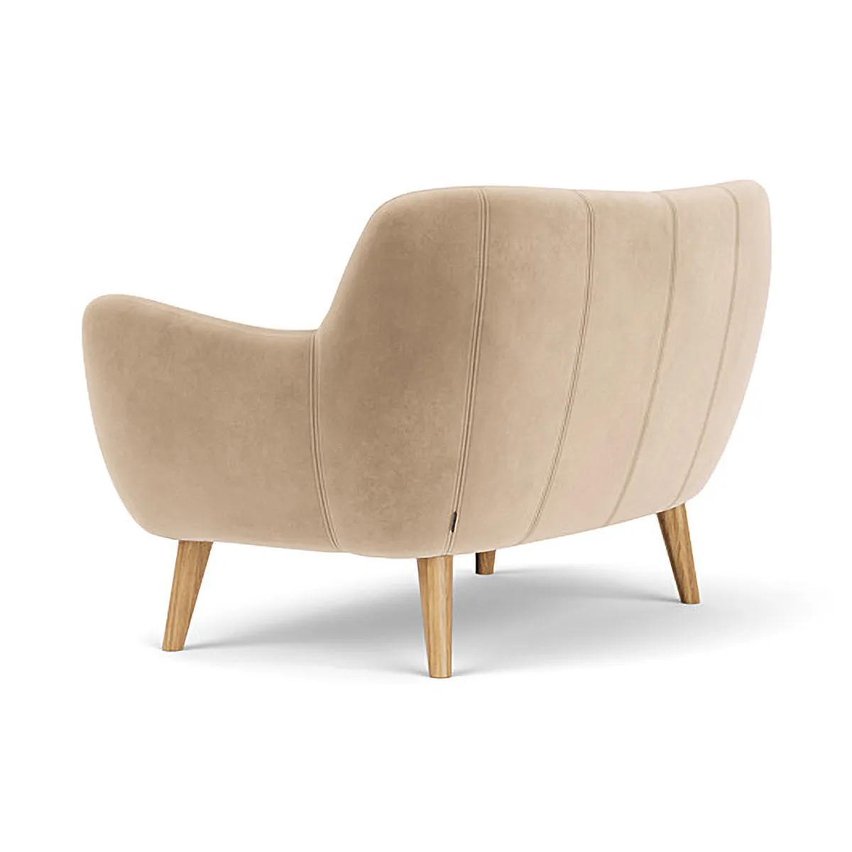 Herman Velvet 2 Seater Sofa