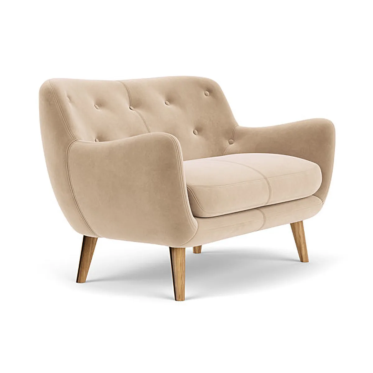 Herman Velvet 2 Seater Sofa
