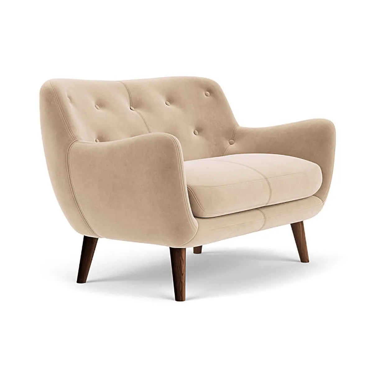 Herman Velvet 2 Seater Sofa