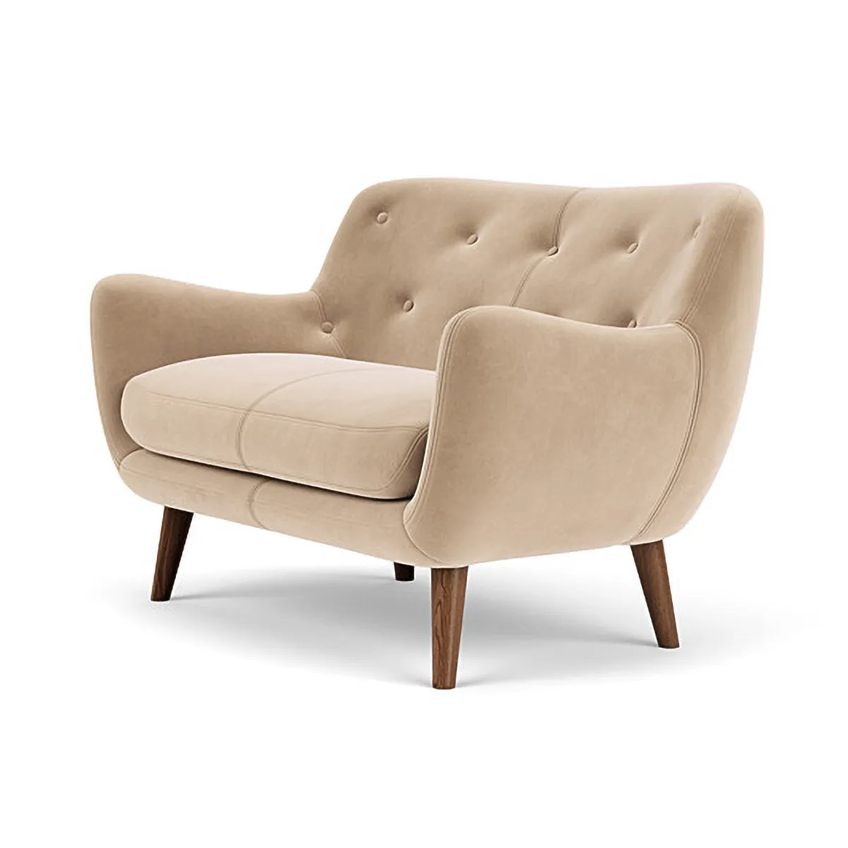 Herman Velvet 2 Seater Sofa