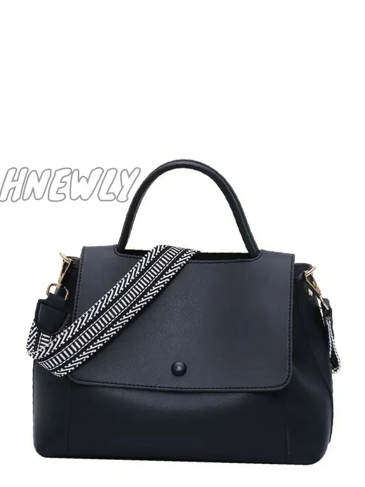 Hnewly - Minimalist Flap Satchel Bag  - Women Satchels