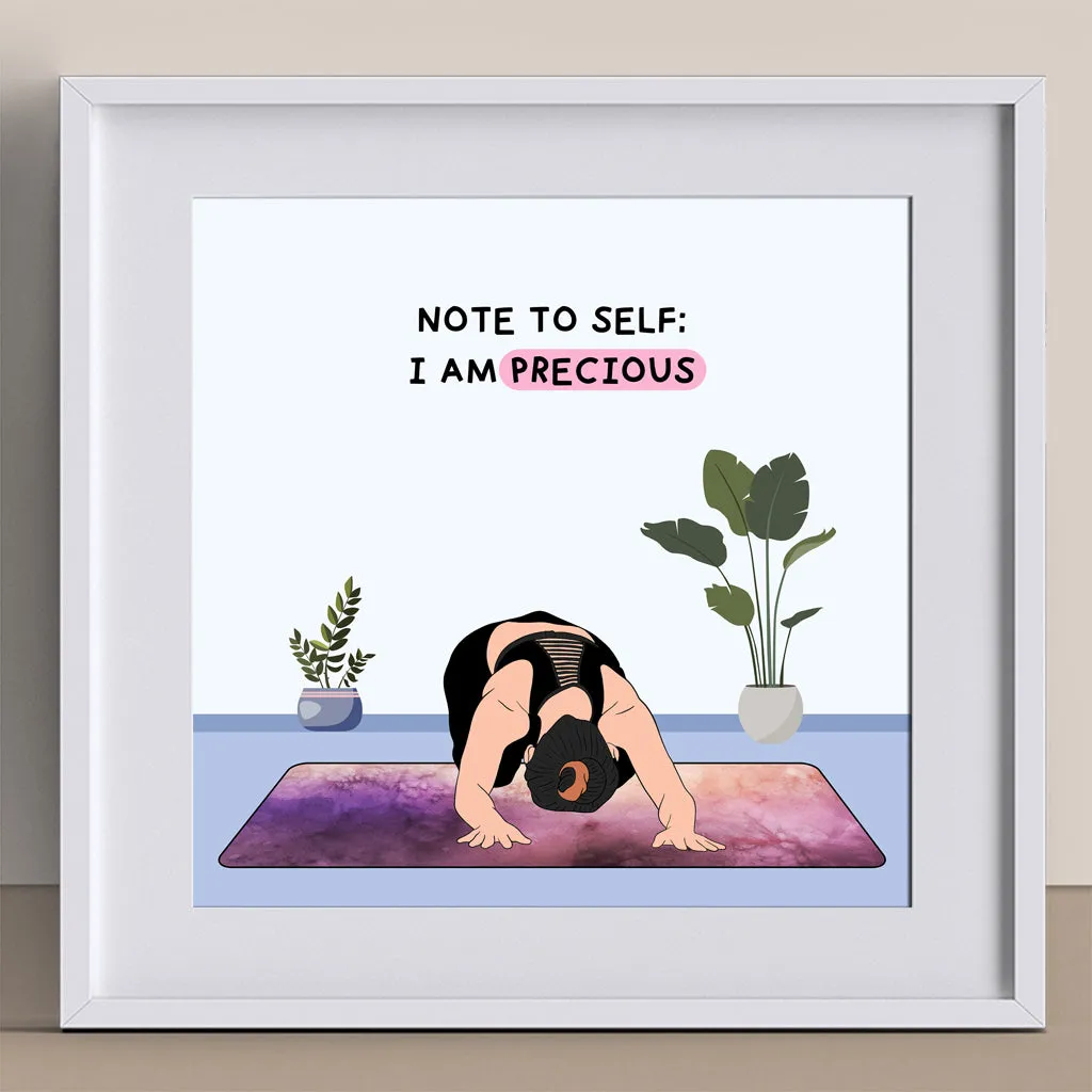 I Am Precious Doodle Card