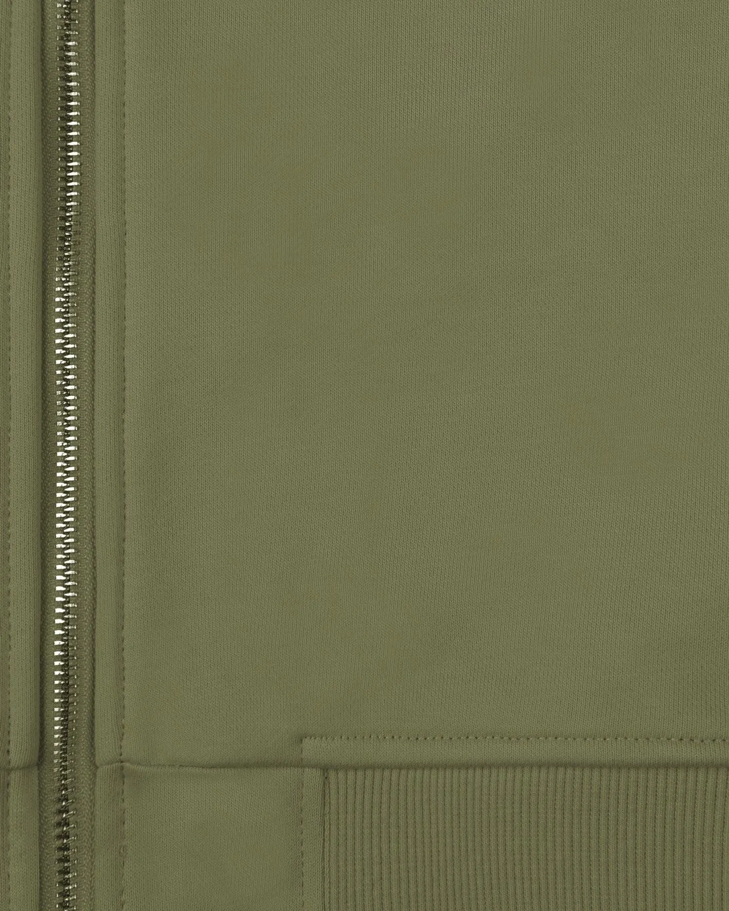 INSIDE OUT ZIP HOODIE KHAKI